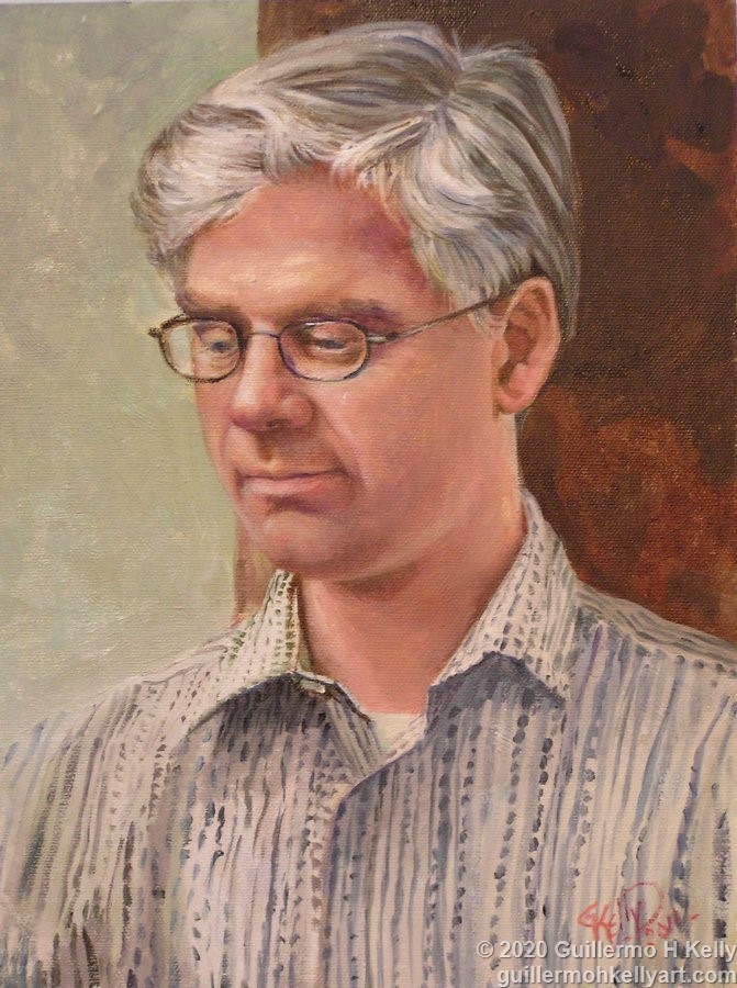 Portrait / Figurative Acrylic & Oil Paintings in Private Collections by